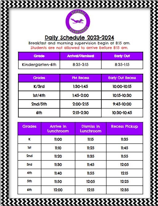 Bell Schedule 2324